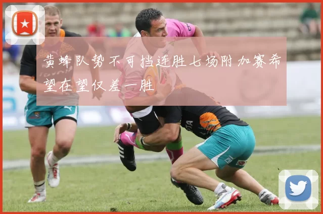 黄蜂队势不可挡连胜七场附加赛希望在望仅差一胜